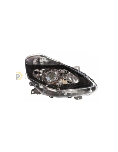 Lampe H7 & H1 RENAULT CLIO III phase 2 - Cuvelage noir