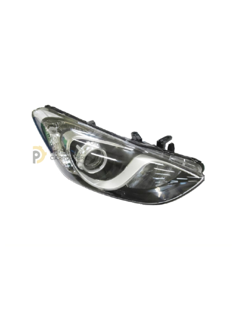 Lampe H7 pour HYUNDAI i30 II - Réglage électrique, Chrome