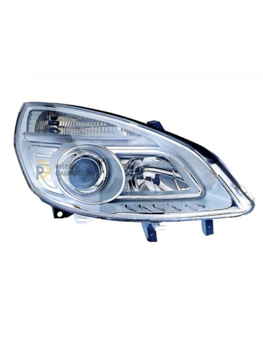 Lampe H7/H1 pour RENAULT SCENIC II phase 2 - Fond chromé