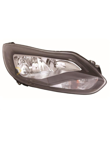 Lampe H1 & H7 pour Ford Focus III 2011-2014, fond noir