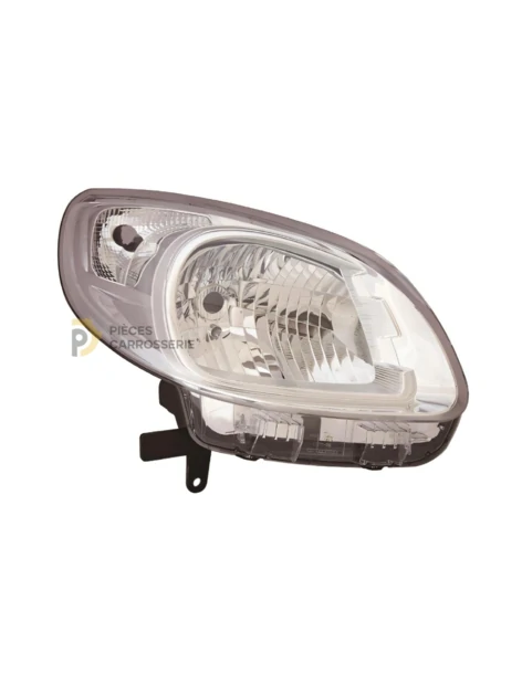 Lampe H4 fond chrome compatible RENAULT KANGOO II 2013-2020