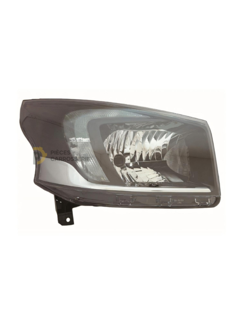 Lampe H4 pour OPEL VIVARO II - LED, réglage électrique, noir