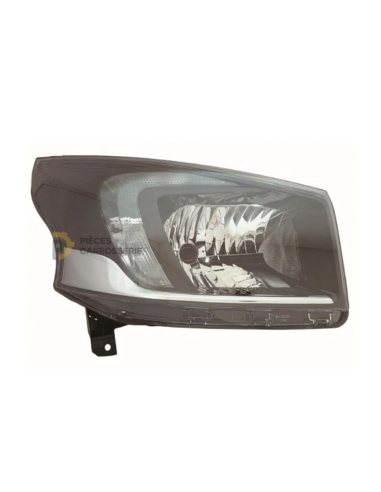 Lampe H4 pour OPEL VIVARO II - LED, réglage électrique, noir