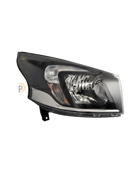 Lampe H4 pour OPEL VIVARO II, réglage électrique, fond noir