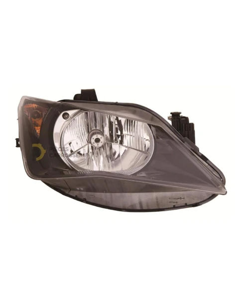 Lampe H4 SEAT IBIZA IV, réglage électrique, fond noir