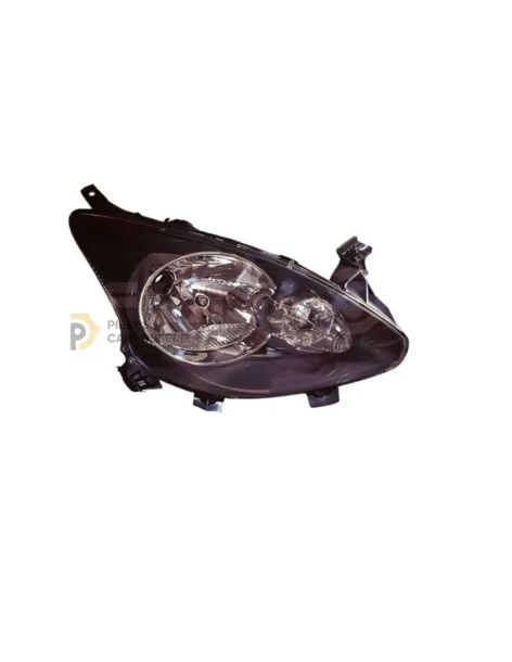 Lampe H4 noire pour Toyota Aygo I 3/5 portes (2005-2012)