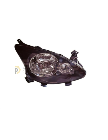 Lampe H4 noire pour Toyota Aygo I 3/5 portes (2005-2012)