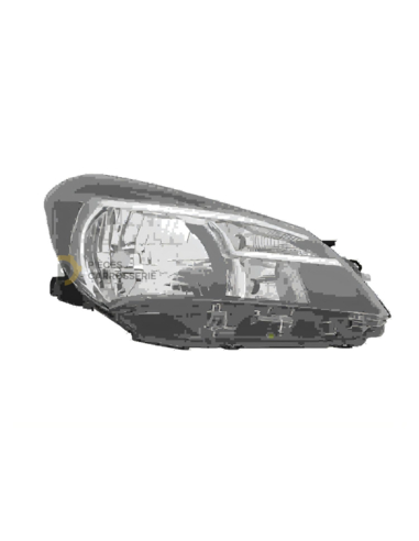 Lampe H4 compatible Toyota Yaris III phase 2, réglage électrique 