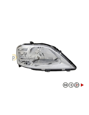 Lampe H4 pour DACIA LOGAN I phase 2 - Réglage électrique