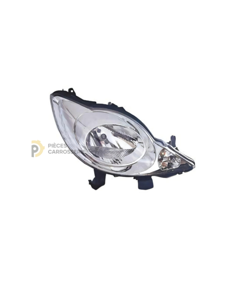 Lampe H4 électrique pour PEUGEOT 107 phase 1 & 2