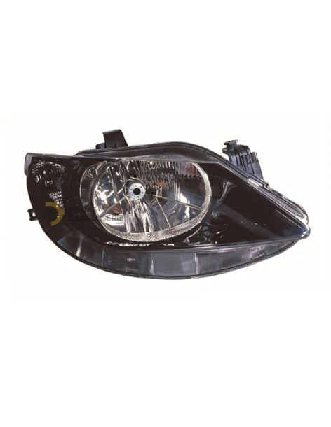 Lampe H4 SEAT IBIZA IV phase 1, fond noir, réglage électrique