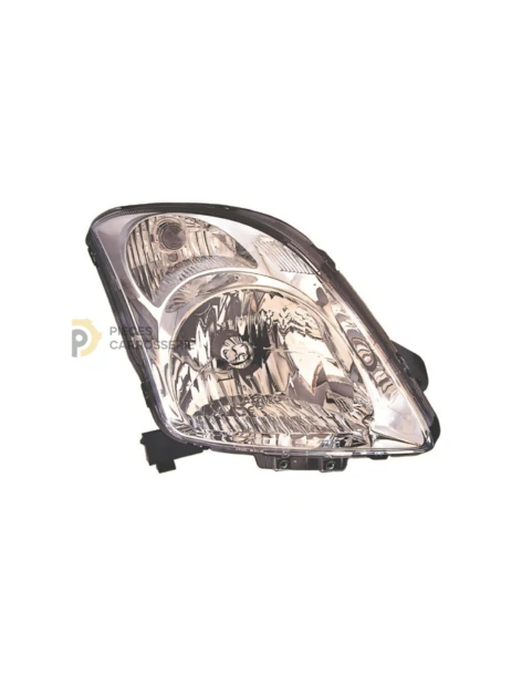 Lampe H4 SUZUKI SWIFT III, chrome, réglage électrique