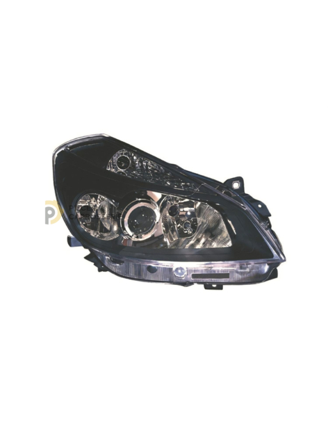 Phare RENAULT CLIO III phase 1 H7/H1 réglage électrique