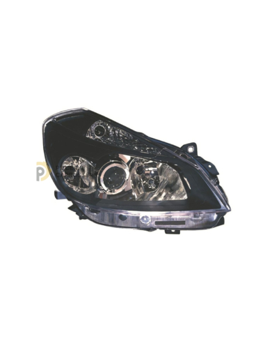 Phare RENAULT CLIO III phase 1 H7/H1 réglage électrique