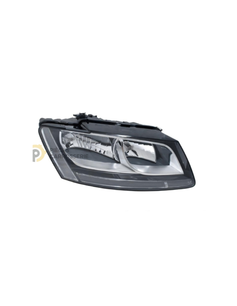 Audi Q5 I Phase 1 : Phares H7 Électriques Fond Noir 10/08-08/12