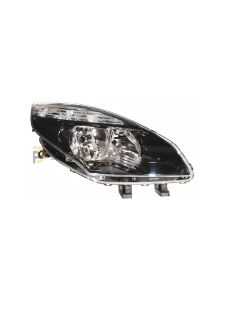 Lampes H7 pour RENAULT SCENIC III - Fond noir, réglage électrique