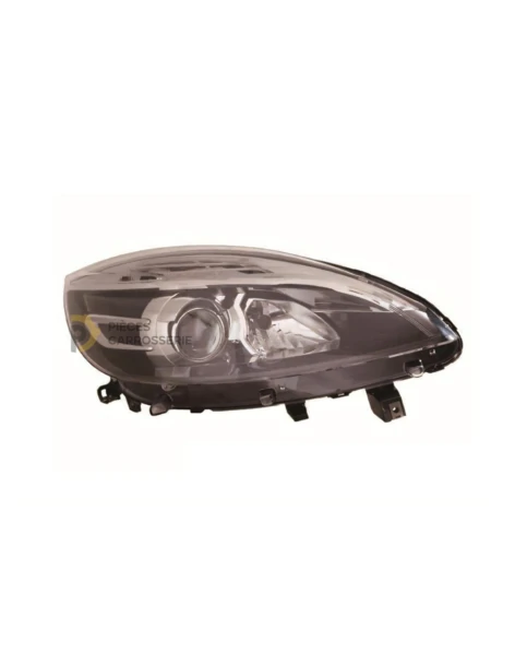 Phare RENAULT SCENIC III - Montage Valeo H7, Fond Noir