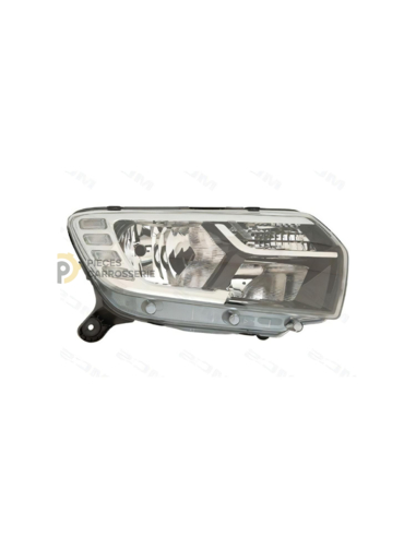 Kit phare LED pour Dacia Logan II - H7 & PY21W, réglage électrique