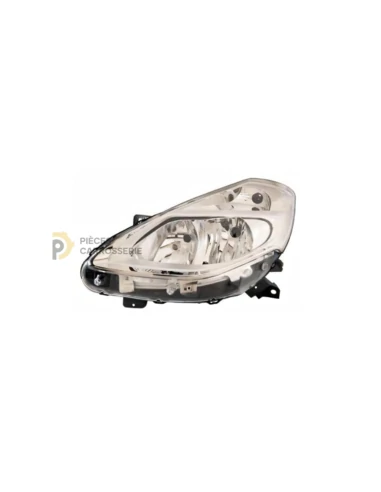 Phare RENAULT CLIO III II - H7, réglage électrique, chrome