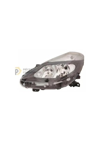 Lampes H7 RENAULT CLIO III Phase 2 - Cuvelage noir, réglable