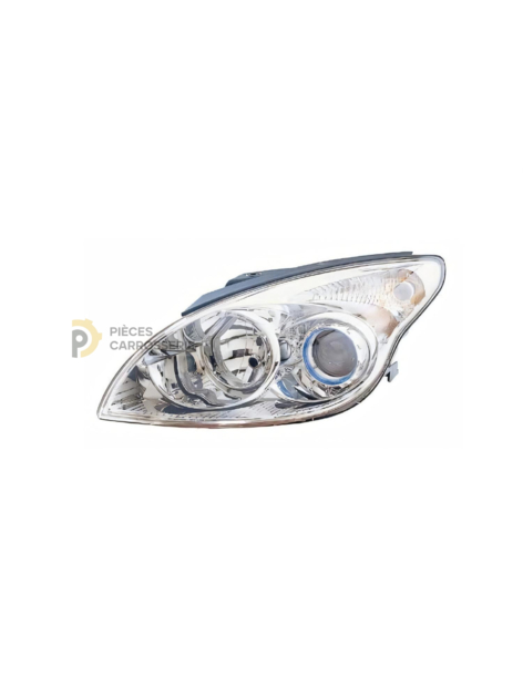 Lampe H7 & H1 pour HYUNDAI i30 I - Réglage électrique, chrome
