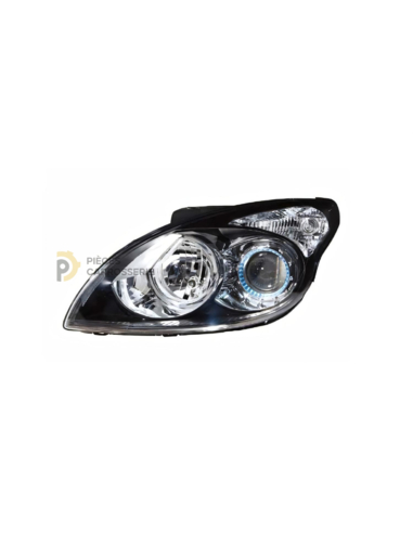 Lampe H7 H1 pour Hyundai i30 I - Réglage électrique noir