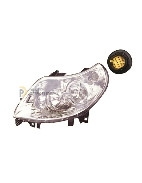 Lampe FIAT DUCATO III H7/H1 électrique avec moteur - 06/06-05/14