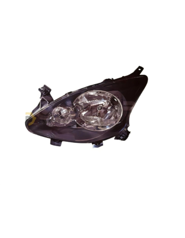 Ampoule H4 pour Toyota Aygo I 3/5 portes - Fond noir, réglable