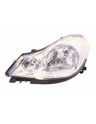 Phares RENAULT CLIO III Phase 1 H4 Électrique Chromé 2005-2009