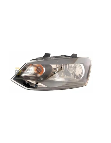 Lampes H4 pour VOLKSWAGEN POLO V - Fond noir, réglage électrique