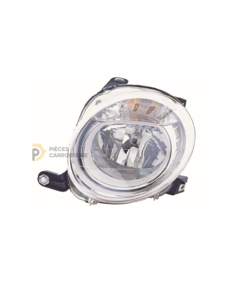 Lampe H7 pour FIAT 500 (07/2007-06/2015) avec réglage électrique