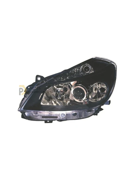 Projecteurs RENAULT CLIO III phase 1 H7/H1 - Électrique Noir