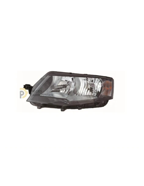 Phare SKODA OCTAVIA III (5E) noir - H7, H15, réglage électrique