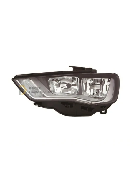 Lampe H7/H15 compatible AUDI A3 III (8V) avec réglage électrique