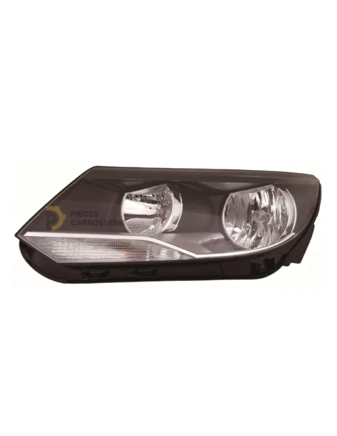 Kit phare VOLKSWAGEN TIGUAN I H7/H15 - Électrique, fond noir