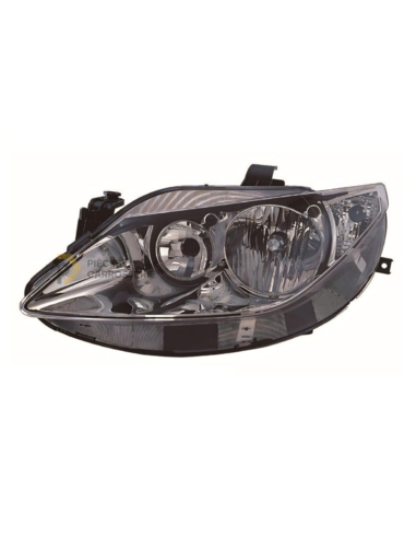 Lampe H7 SEAT IBIZA IV phase 1, fond chrome, réglage électrique