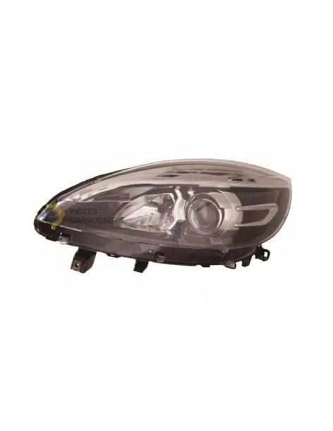 Optique RENAULT SCENIC III - Montage Valeo, H7, Fond Noir