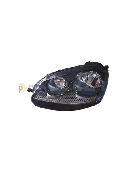 Phare VOLKSWAGEN GOLF 5 H7 - Fond noir, réglage électrique