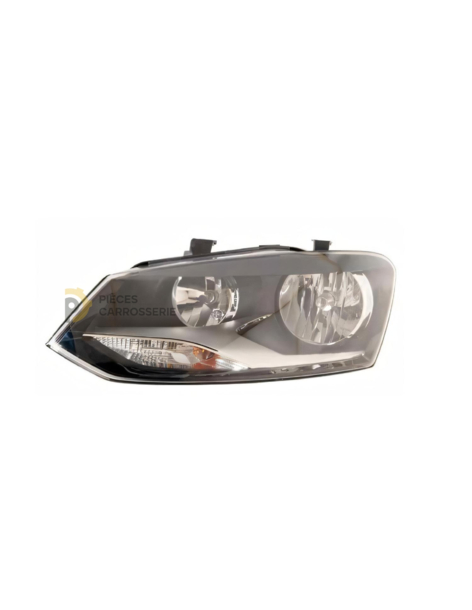 Phares Volkswagen Polo V H7, fond noir, réglage électrique