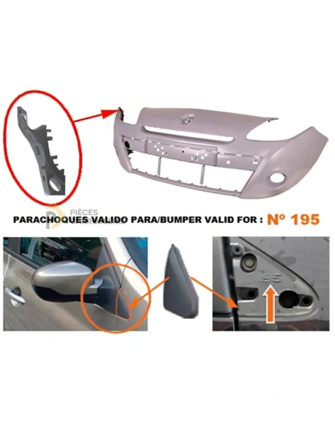 Renault Clio III Phase 2 : Jantes 16'' à peindre, apprêtées