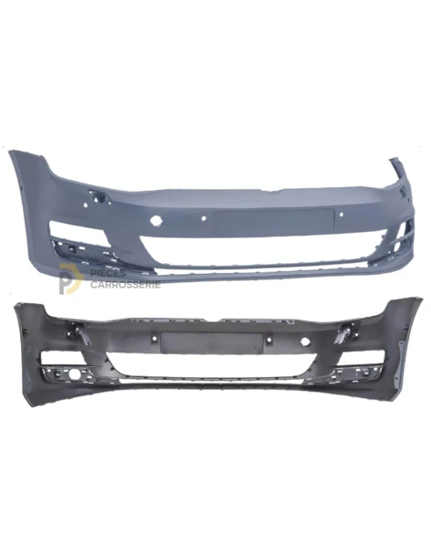 Pare-chocs VOLKSWAGEN GOLF 7 à peindre, compatible 11/2012-01/2017