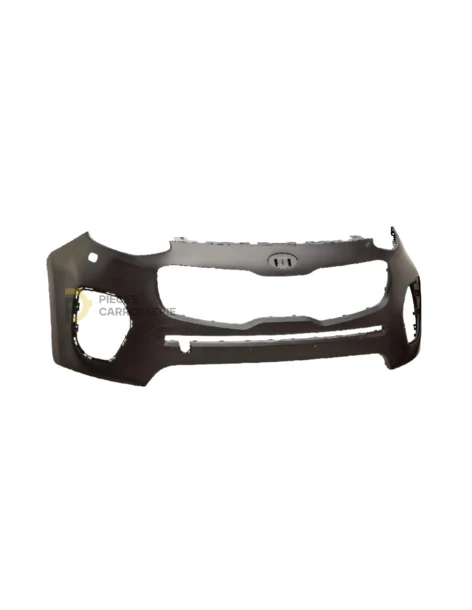 Pare-chocs KIA SPORTAGE IV (QL) noir avec trous pour lave-phares