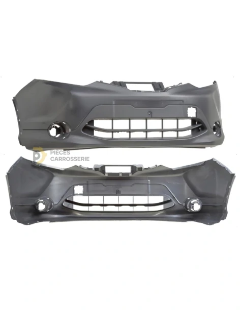 Pare-chocs noir NISSAN QASHQAI II 2014-2017, sans apprêt