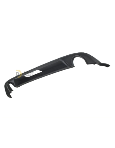 Double échappement noir compatible VOLKSWAGEN GOLF 7 GTI 2017-2019