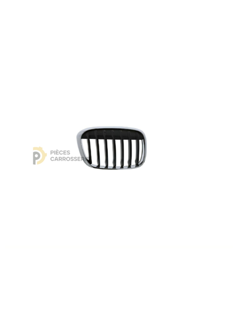 Grille de calandre noire et chrome pour BMW X1 F48 (10/15-03/20)