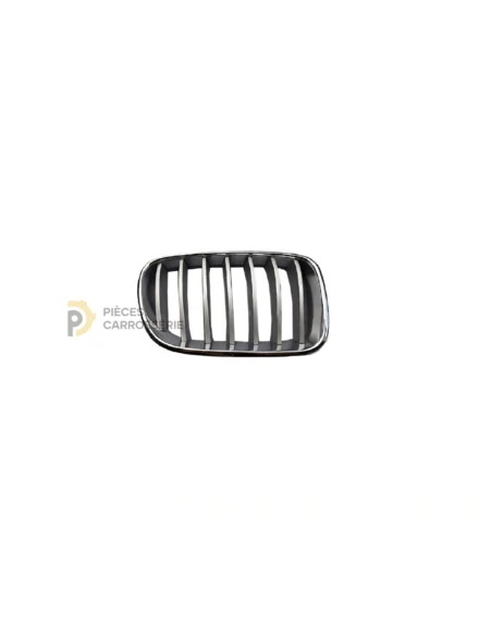 Grille de calandre droite BMW X3 II F25 - Chromée, lames noires