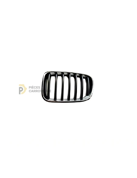 Grille de calandre gauche BMW X3 F25 2010-2014, chrome noir