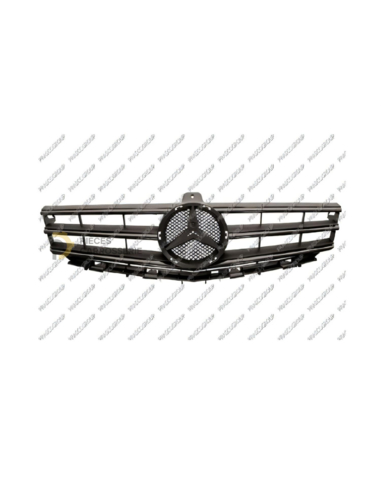 Grille de calandre noire MERCEDES W169 A II 2008-2012 sans sigle