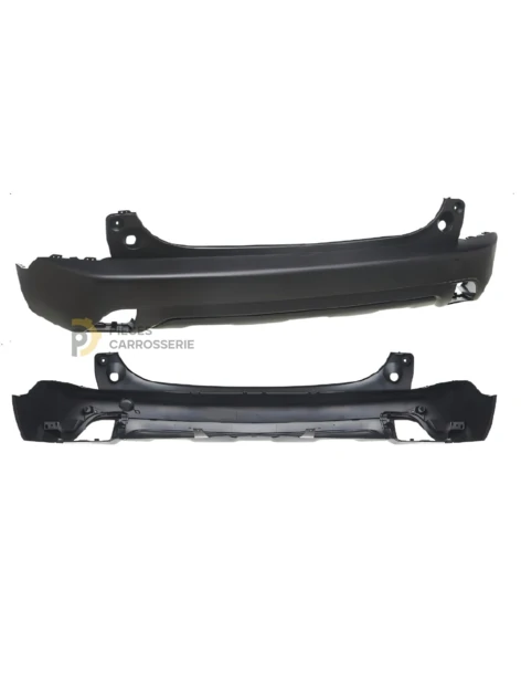 Pare-chocs arrière noir PEUGEOT 2008 I | Compatible tous modèles