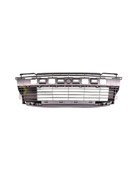 Grille centrale pare-chocs avant gris aluminium PEUGEOT 206 Plus